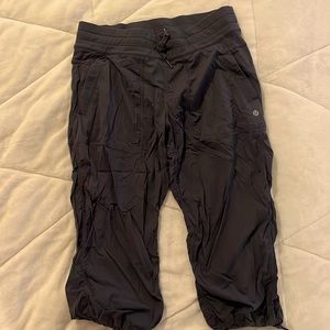 Size 8, Lululemon gray parachute pants